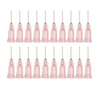 PATIKIL 20Ga Dispensing Needles, 52PCS 1/2 Inch Industrial Blunt Tip Dispensing Needle Tips with Luer Lock Needle for Refilling Liquid Inks Adhesive Glue Oil,Pink