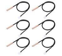 PATIKIL 20K NTC Temperature Sensor, 6 Pcs 15.7 Inch 1% 3950 Waterproof Copper Temperature Sensor Probe Temp Sensor Digital Temperature Transmitter Extension for Air Conditioner Fridge