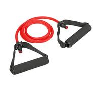 PATIKIL 20Lbs Resistance Bands, Single Exercise Bands with Foam Handles Working Out Stretch Bands for Home Workouts Gym Physical Fitness Yoga, Red