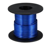 PATIKIL 20m Aluminum Wire, 1pcs Jewelry Wire Aluminum Craft Wire 1.5mm 14 Gauge Wire Metal for Jewelry Making Beading Crafting Pendants Art, Blue