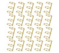 PATIKIL 20mm Loose Leaf Binder Rings, 20 Pack 3-Rings Book Binder Ring Alloy Snap Split Hinged for DIY Travel Diary Photo Album Binding Spines, Golden