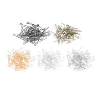 PATIKIL 20mm Open Eye Pins, 500Pcs 21 Gauge Metal Head Pins Needles Eye Pins for Jewelry Making Findings Earring Necklace Bracelet DIY Crafts, Multicolored