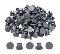 PATIKIL 20mm Vials Rubber Stoppers, 100 Pcs Self Injection Ports Butyl Rubber Bottle Stopper for Glass Vial Liquid Culture Jars
