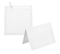 PATIKIL 20Pack White 5x7 Envelopes with Cards, Self Seal A7 Envelopes with Folded Cardstock for Greeting Cards Wedding Greeting Birthday Invitations Letter Mailing