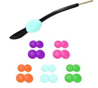 PATIKIL 20Pair Silicone Eyeglasses Retainer, Anti-Slip Glasses Ear Hook Soft Elastic Silicone Eyeglass Ear Grips Holder for Sunglasses Sport Study, Mint Green/Orange/Green/Rose Red/Purple