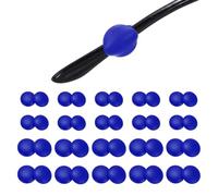 PATIKIL 20Pair Silicone Eyeglasses Retainer, Anti-slip Glasses Ear Hook Soft Elastic Silicone Eyeglass Ear Grips Holder for Sunglasses Sport Study, Dark Blue