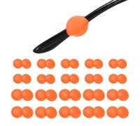 PATIKIL 20Pair Silicone Eyeglasses Retainer, Anti-slip Glasses Ear Hook Soft Elastic Silicone Eyeglass Ear Grips Holder for Sunglasses Sport Study, Orange