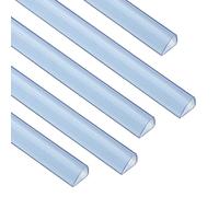 PATIKIL 20Pcs Binding Bars, 13x15mm Binding Bars Slide Grip 120 Sheets Capacity A4 Size Report Binder Presentation Binder for Study Office Report Cover Resume, Transparent Blue