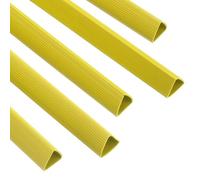 PATIKIL 20Pcs Binding Bars, 15mm Binding Bars Slide Grip 120 Sheets Capacity A4 Size Report Binder Presentation Binder for Report Cover Resume, Yellow