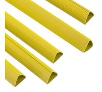 PATIKIL 20Pcs Binding Bars, 25mm Binding Bars Slide Grip 220 Sheets Capacity A4 Size Report Binder Presentation Binder for Report Cover Resume, Yellow