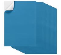 PATIKIL 20Pcs Full Sheet Label Sticker Paper, A4 Shipping Labels Matte Colored Adhesive Printable Sticker Paper for Inkjet Laser Printer Printing, Blue