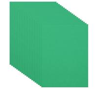 PATIKIL 20Pcs Green EVA Foam Sheets, 15.7 x 11.8 Inches 1mm Thick Foam Sheets for Crafts Flexible DIY Handcraft Scrapbooking Art Supplies