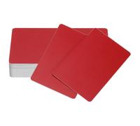 PATIKIL 20Pcs Inkjet PVC ID Cards, 30Mil Smooth Blank Inkjet Printable Card Graphic Quality Waterproof Double Side Printing for Inkjet Printers Badge Business, Red
