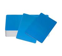 PATIKIL 20Pcs Inkjet PVC ID Cards, 30Mil Smooth Blank Inkjet Printable Card Graphic Quality Waterproof Double Side Printing for Inkjet Printers Badge Business, Blue