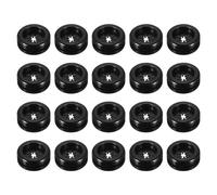 PATIKIL 20Pcs Rubber Plug Hole Grommet Kit, 0.6" Firewall Closed Hole Plug Fire Grommet for Wire Electrical Appliance Plumbing Wiring Automotive Home Improvement, Black