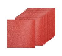 PATIKIL 20Sheets Dark Red Glitter Cardstock, 12x12In Glitter Paper Card Stock Shiny Scrapbook 250gsm Sparkly Paper Large Shimmer for Crafts Scrapbook DIY Art Wedding Party