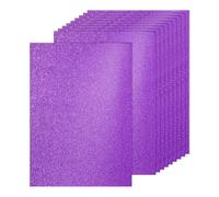 PATIKIL 20Sheets Purple Glitter Cardstock, 8.3x11.7 in A4 Glitter Paper Card Stock Shiny Scrapbook 250gsm Sparkly Paper Large Shimmer for Crafts Scrapbook DIY Art Wedding Party