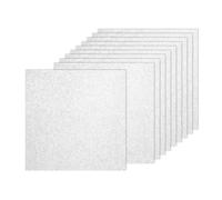 PATIKIL 20Sheets Silver Glitter Cardstock, 12x12In Glitter Paper Card Stock Shiny Scrapbook 250gsm Sparkly Paper Large Shimmer for Crafts Scrapbook DIY Art Wedding Party