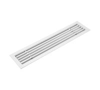 PATIKIL 20x4 Inch Linear Bar Air Vent Grille, 1 PCS Removable Aluminum Register Vent Cover Grille Air Diffuser for Ceiling, Sidewall HVAC Air Supply and Return, White