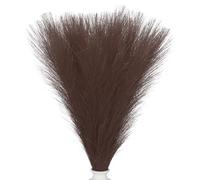 PATIKIL 21.7in Pampas Grass Decor, 30pcs Artificial Pampas Grass Bulk Fluffy Faux Pampas Grass Small Dried, Dark Brown