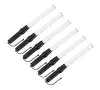 PATIKIL 21 Inch Traffic Wands, 6 Pcs 2 Flashing Modes LED Warning Light Police Signal Controller with Wrist Lanyard for Car Direct, Traffic, Airport, Parking Guide, White