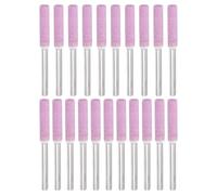 PATIKIL 21 Pcs Diamond Chainsaw Sharpening Kit 3/16 Inch High Hardness Sharpening Stone Pink (4.8mm)