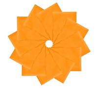 PATIKIL 21"x21" Large Solid Color Bandanas, 12 Pack Bulk Blank Head Bandannas Multifunctional Headband Scarf Neckerchief for Women and Men, Gold Tone