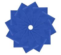 PATIKIL 21"x21" Large Solid Color Bandanas, 12 Pack Bulk Blank Head Bandannas Multifunctional Headband Scarf Neckerchief for Women and Men, Dark Blue