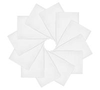 PATIKIL 21"x21" Large Solid Color Bandanas, 12 Pack Bulk Blank Head Bandannas Multifunctional Headband Scarf Neckerchief for Women and Men, White