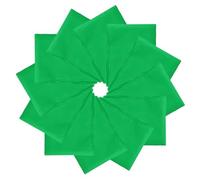 PATIKIL 21"x21" Large Solid Color Bandanas, 12 Pack Bulk Blank Head Bandannas Multifunctional Headband Scarf Neckerchief for Women and Men, Grass Green