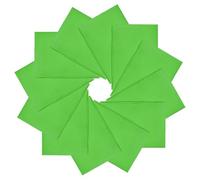 PATIKIL 21"x21" Large Solid Color Bandanas, 12 Pack Bulk Blank Head Bandannas Multifunctional Headband Scarf Neckerchief for Women and Men, Green