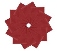 PATIKIL 21"x21" Large Solid Color Bandanas, 12 Pack Bulk Blank Head Bandannas Multifunctional Headband Scarf Neckerchief for Women and Men, Burgundy