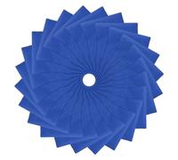 PATIKIL 21"x21" Large Solid Color Bandanas, 24 Pack Bulk Blank Head Bandannas Multifunctional Headband Scarf Neckerchief for Women and Men, Sapphire Blue