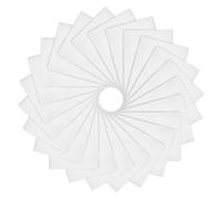 PATIKIL 21"x21" Large Solid Color Bandanas, 24 Pack Bulk Blank Head Bandannas Multifunctional Headband Scarf Neckerchief for Women and Men, White