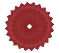 PATIKIL 21"x21" Large Solid Color Bandanas, 24 Pack Bulk Blank Head Bandannas Multifunctional Headband Scarf Neckerchief for Women and Men, Dark Red