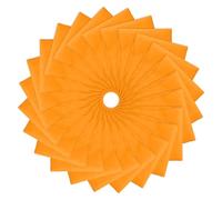 PATIKIL 21"x21" Large Solid Color Bandanas, 24 Pack Bulk Blank Head Bandannas Multifunctional Headband Scarf Neckerchief for Women and Men, Golden Yellow