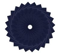 PATIKIL 21"x21" Large Solid Color Bandanas, 24 Pack Bulk Blank Head Bandannas Multifunctional Headband Scarf Neckerchief for Women and Men, Navy Blue