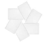 PATIKIL 21"x21" Large Solid Color Bandanas, 6 Pack Bulk Blank Head Bandannas Multifunctional Headband Scarf Neckerchief for Women and Men, White