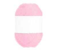 PATIKIL 218 Yard Scrubbie Yarn, Sparkle Yarn Polyester Scrubbie Sparkle Glass for Dishcloths Crocheting Knitting DIY Crafts Blanket Rug Sweater Scarf Hat, Light Pink