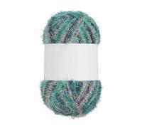 PATIKIL 218 Yard Scrubbie Yarn, Sparkle Yarn Polyester Scrubbie Sparkle Glass for Dishcloths Crocheting Knitting DIY Crafts Blanket Rug Sweater Scarf Hat, Green Tone