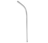 PATIKIL 22" Microphone Gooseneck, 1Pcs 5/8"-27 Thread Metal Universal Hose Flexible Arm Gooseneck Tube Extension for Multifunction DIY, Silver Tone