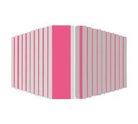 PATIKIL 22 Pcs Dyslexia Reading Tools, 2 Sizes Reading Tracker Guided Reading Strips Colored Overlay Highlight Bookmarks for Teacher, Rose Red