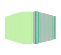 PATIKIL 22 Pcs Dyslexia Reading Tools, 2 Sizes Reading Tracker Ruler Guided Reading Strips with Line Colored Overlay Highlight Bookmarks for Teacher, Green