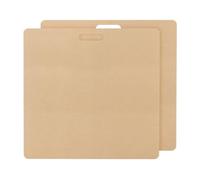 PATIKIL 22 x 22" Wedging Board for Pottery with Built-in Handle, 2 Pcs 10mm Thickness Clay Board Portable Plaster Modeling Board for Pottery Clay Ceramics