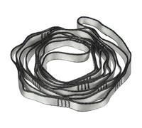 PATIKIL 22KN Adjustable Daisy Chain Yoga Extend Belt 1.8M, Nylon Climbing Sling Straps for Home Workout Exercise Pilates Gymnastics, Grey