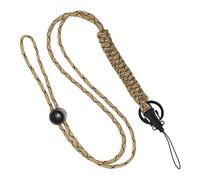 PATIKIL 23.6 Inch Paracord Lanyard, Braided Lanyard Necklace Keychain Adjustable Badge Lanyard for Keys ID Card Badge Holder, Desert Camo
