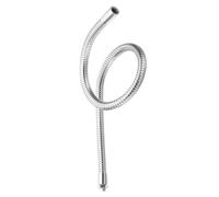 PATIKIL 23.6" Universal Gooseneck Hose, 1 Pcs M10 Fine Thread Metal Positioning Hose Flexible Arm Tube Extension for Lamp, DIY Equipment, Silver Tone