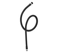 PATIKIL 23.6" Universal Gooseneck Hose, 1 Pcs M8 to M10 Fine Thread Bendable Metal Hose Flexible Arm Tube Extension for Lamp, DIY Equipment, Black