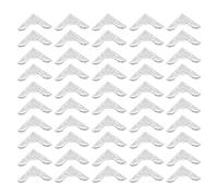 PATIKIL 23mm Metal Book Corners,50pcs Photo Corners Book Corners Protector Retro Metal Decorative for Crafting Scrapbook Photo Album Book Binding,Silver Tone