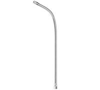 PATIKIL 24" Microphone Gooseneck, 1Pcs 5/8"-27 Thread Metal Universal Hose Flexible Arm Gooseneck Tube Extension for Multifunction DIY, Silver Tone